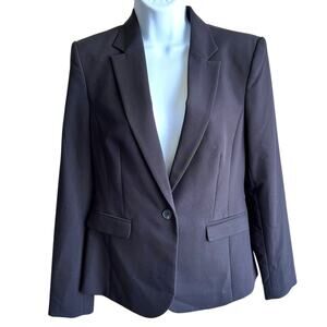 Worthington Womens Single Button Blazer Black Size 6 NWT‎ Interview Work Outfit